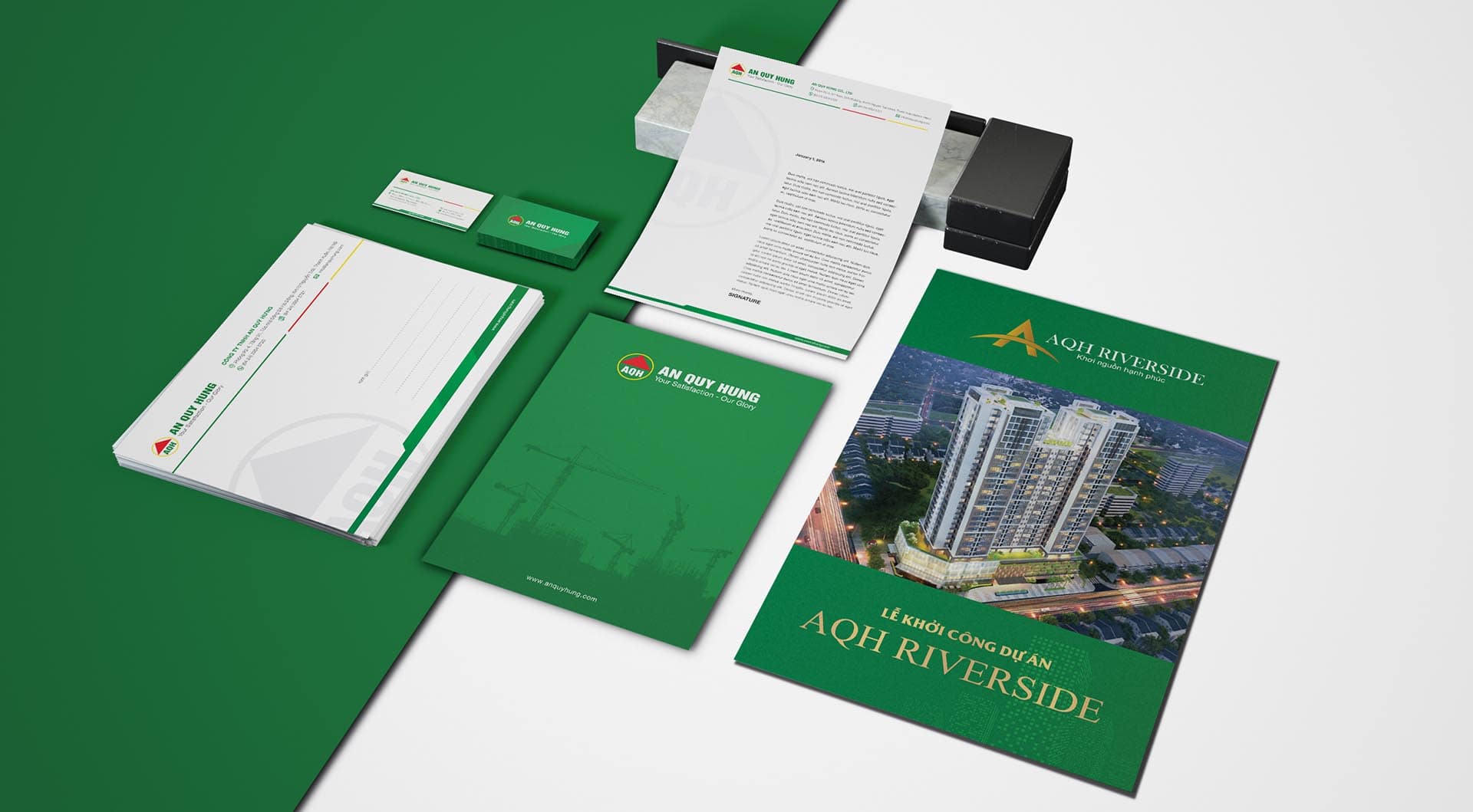 AN QUÝ HƯNG - Thiết kế logo và bộ nhận diện thương hiệu AN QUÝ HƯNG